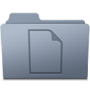 Documents Folder Graphite icon